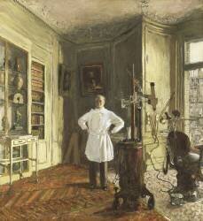 Le Docteur Louis Viau dans son cabinet dentaire (Edouard Vuillard) - Muzeo.com