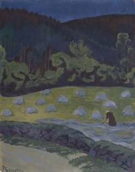 Le foin au clair de lune (Paul Serusier) - Muzeo.com