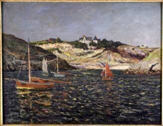 Le Fond du Port du Goulphar, Belle-Ile en Mer (Maxime Maufra) - Muzeo.com