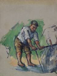 Le foreur de puits (Paul Cézanne) - Muzeo.com