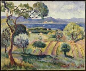 Le Golfe de Saint-Tropez (Henri-Charles Manguin) - Muzeo.com