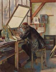 Le Graveur (Ferdinand Hodler) - Muzeo.com