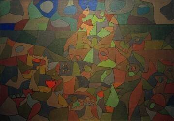 Le jardin après l'orage (Paul Klee) - Muzeo.com