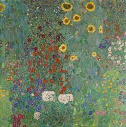 Le jardin aux tournesols (Jardin Breweru à Litzlberg sur l'Attersee) (Gustav Klimt) - Muzeo.com
