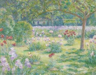 Le jardin de Claude Monet à Giverny (Blanche Hoschedé) - Muzeo.com