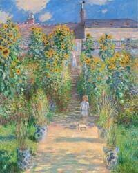Le jardin de l'artiste à Vetheuil (Claude Monet) - Muzeo.com