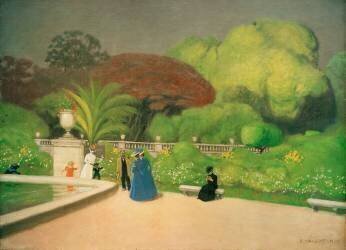 Le Jardin du Luxembourg (Félix Vallotton) - Muzeo.com