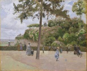 Le jardin public de Pontoise (Camille Pissarro) - Muzeo.com