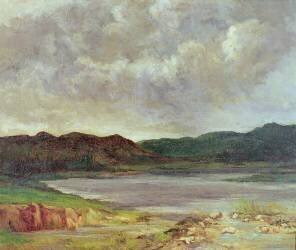Le lac noir (Gustave Courbet) - Muzeo.com