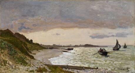 Le littoral de Sainte-Adresse (Claude Monet) - Muzeo.com