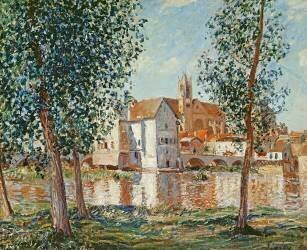 Le Loing à Moret (Alfred Sisley) - Muzeo.com