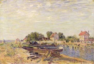 Le Loing à Saint-Mammes (Alfred Sisley) - Muzeo.com