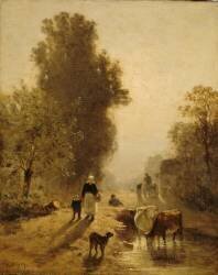 Le matin (Constant Troyon) - Muzeo.com