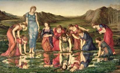 Le Miroir de Vénus (Edward Burne-Jones) - Muzeo.com