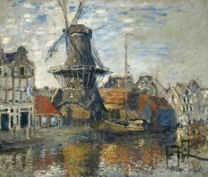 Le moulin à vent (Claude Monet) - Muzeo.com