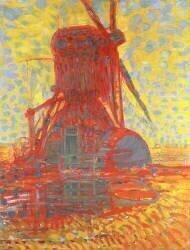 Le moulin Winkel en plein soleil (Piet Mondrian) - Muzeo.com