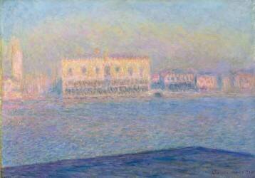 Le Palais des Doges vu de San Giorgio Maggiore (Claude Monet) - Muzeo.com