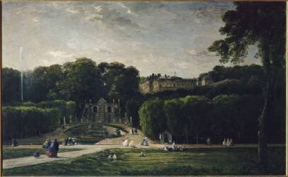 Le parc de Saint-Cloud (Charles-François Daubigny) - Muzeo.com