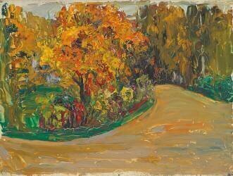Le parc en automne (Wassily Kandinsky) - Muzeo.com