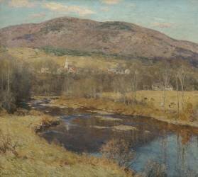 Le pays du Nord (Willard Leroy Metcalf) - Muzeo.com