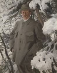Le peintre Bruno Liljefors (Anders Zorn) - Muzeo.com