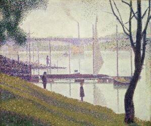 Le Pont de Courbevoie, 1886-87 (Georges Seurat) - Muzeo.com