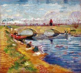 Le pont de Gleize sur le canal de Vigneyret (Vincent van Gogh) - Muzeo.com