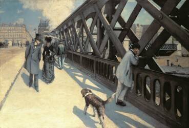 Le Pont de l'Europe (Gustave Caillebotte) - Muzeo.com