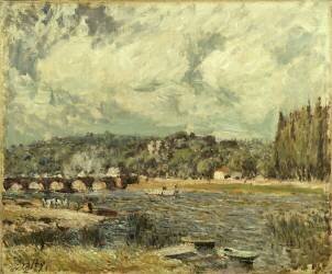 Le Pont de Sèvres (Alfred Sisley) - Muzeo.com