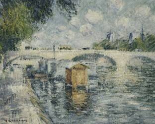 Le Pont Louis Philippe (Gustave Loiseau) - Muzeo.com