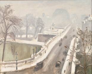 Le Pont Neuf sous la neige (Albert Marquet) - Muzeo.com