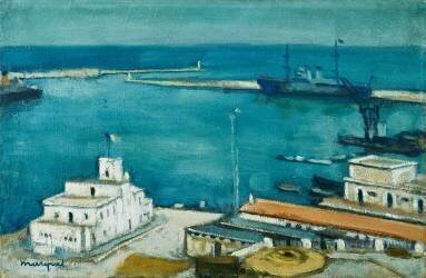 Le Port d'Alger (Albert Marquet) - Muzeo.com