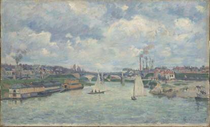 Le port de Charenton (Armand Guillaumin) - Muzeo.com