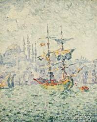 Le Port de Constantinople (Paul Signac) - Muzeo.com