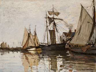 Le port de Honfleur (Claude Monet) - Muzeo.com