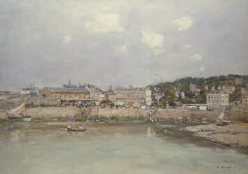 Le port de Trouville (Eugène Boudin) - Muzeo.com