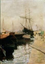 Le port d'Odessa (Wassily Kandinsky) - Muzeo.com