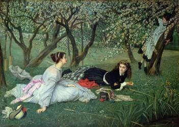 Le printemps (James Tissot) - Muzeo.com