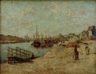 Le quai de Bercy (Armand Guillaumin) - Muzeo.com