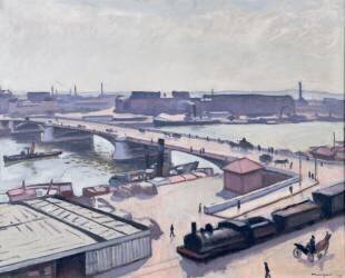 Le quai de Paris à Rouen (Albert Marquet) - Muzeo.com
