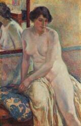 Le repos du modèle (Theo van Rysselberghe) - Muzeo.com