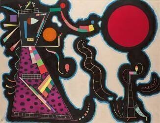 Le Rond rouge (Wassily Kandinsky) - Muzeo.com