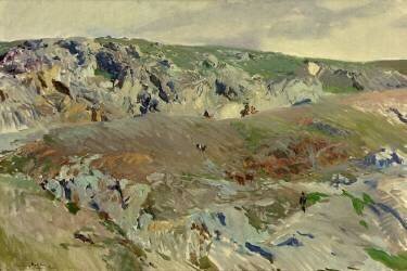 Le sentier des contrebandiers près de Tolède (Joaquin Sorolla y Bastida) - Muzeo.com