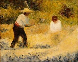 Le tas de pierres (Georges Seurat) - Muzeo.com