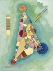 Le triangle coloré (Wassily Kandinsky) - Muzeo.com