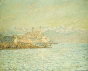 Le vieux fort d'Antibes (Claude Monet) - Muzeo.com