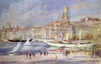 Le Vieux Port de Marseille (Auguste Renoir) - Muzeo.com