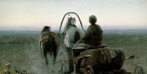 Le voyage de retour (Abram Efimovich Arkhipov) - Muzeo.com