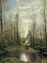 L'église de Marissel, près de Beauvais (Jean-Baptiste Camille Corot) - Muzeo.com