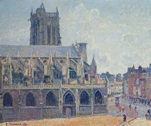 L'église Saint-Jacques de Dieppe (Camille Pissarro) - Muzeo.com